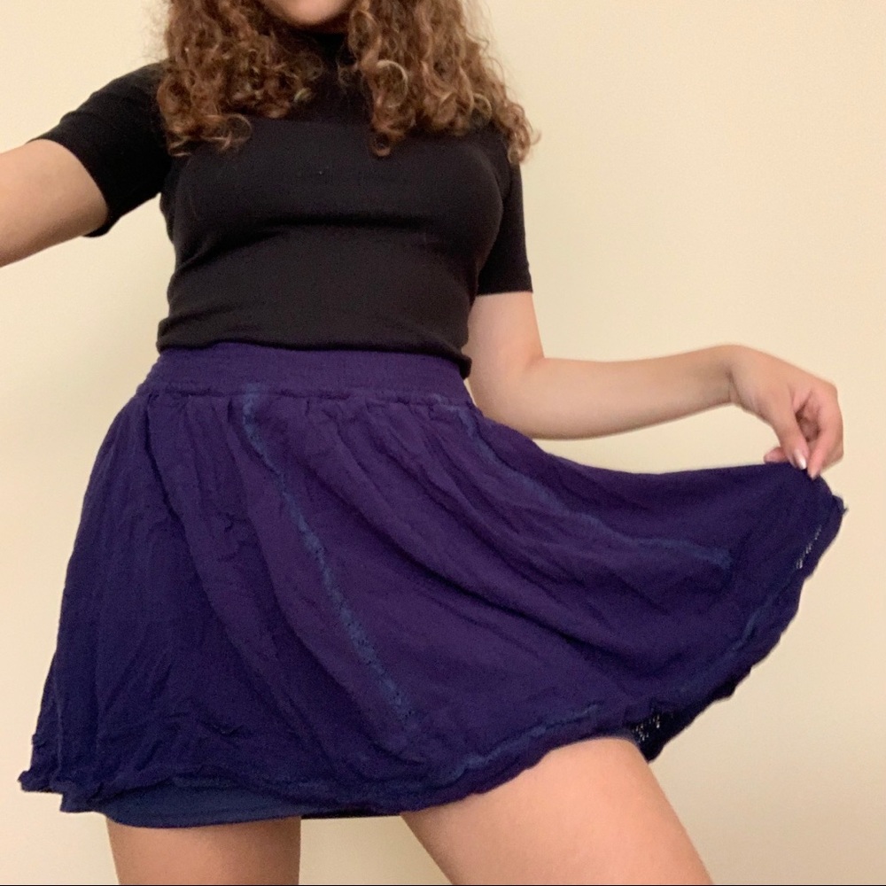 Flowy Blue Skirt